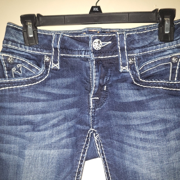 BUCKLE ROCK REVIVAL ELLIE Skinny Boot Jeans 24 - Picture 2 of 6